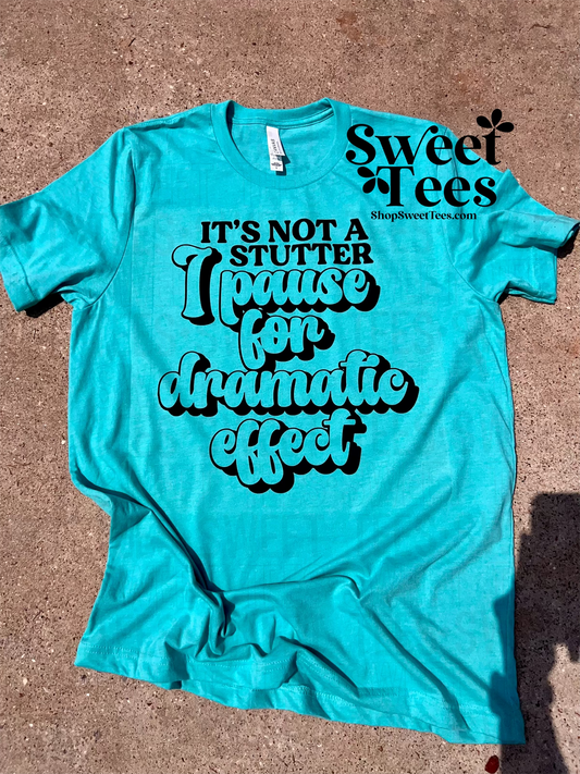 Stutter tee