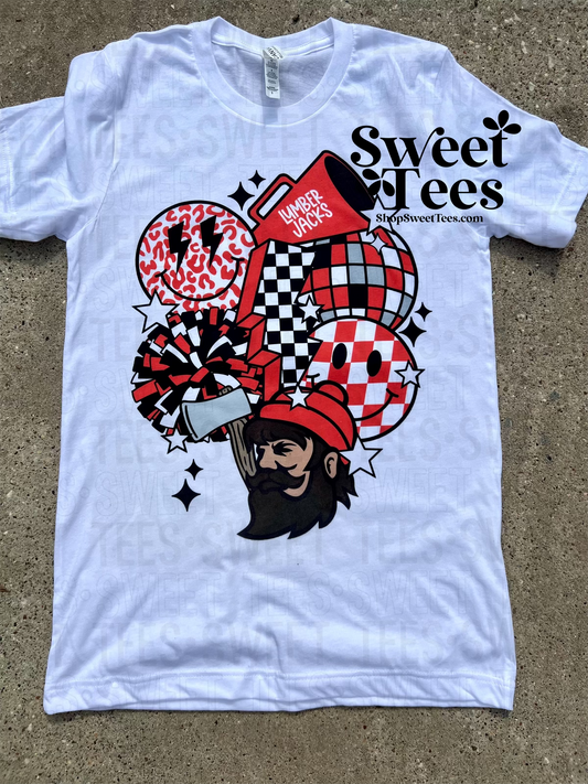 Diboll Lumberjacks Spirit Collage tee