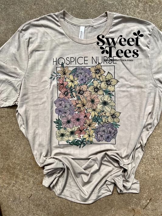 Hospice Flower Bouquet tee
