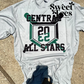 Central All-Stars Mirrored Plate drifit tee