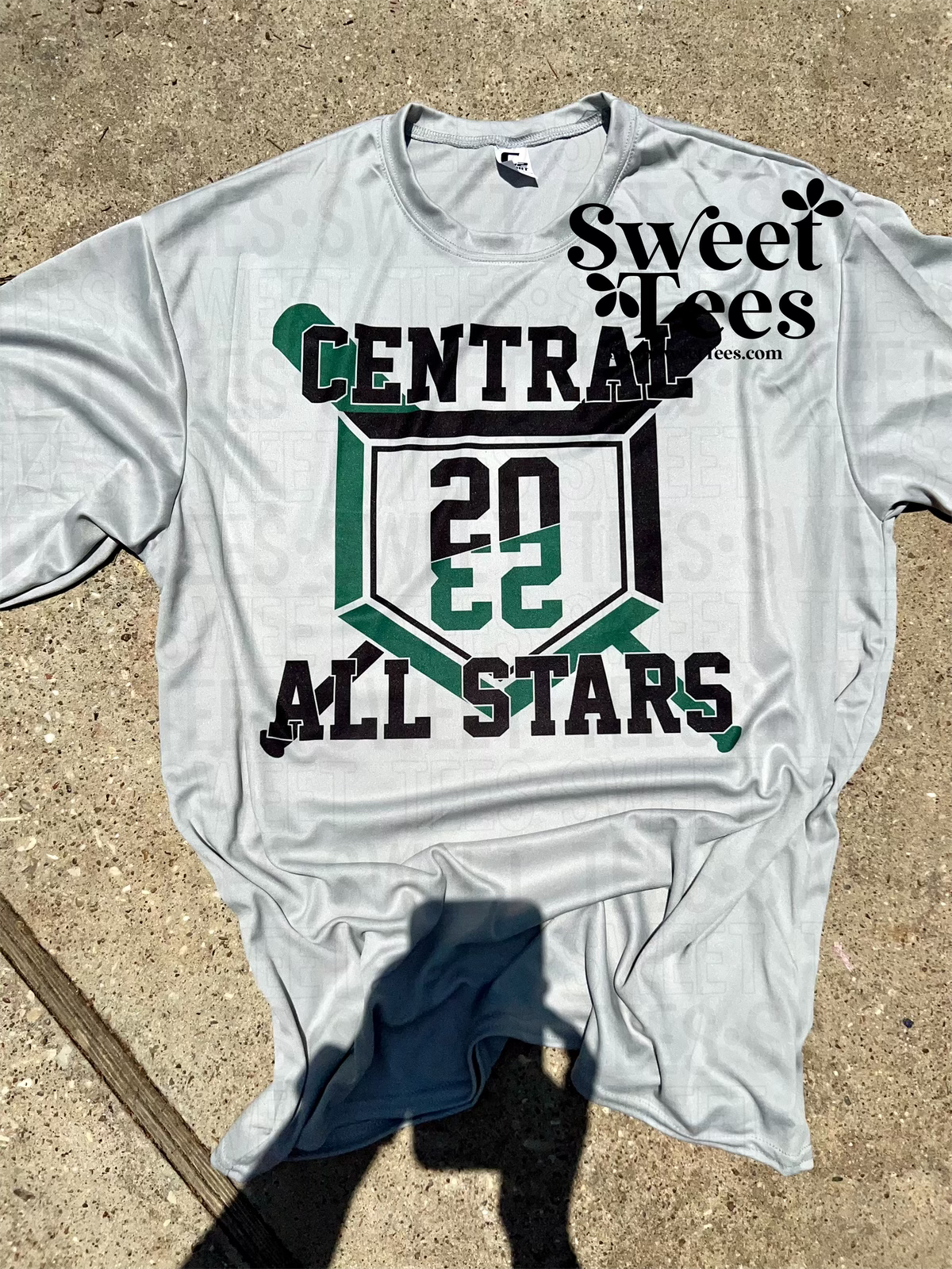 Central All-Stars Mirrored Plate drifit tee
