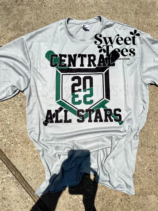 Central All-Stars Mirrored Plate drifit tee
