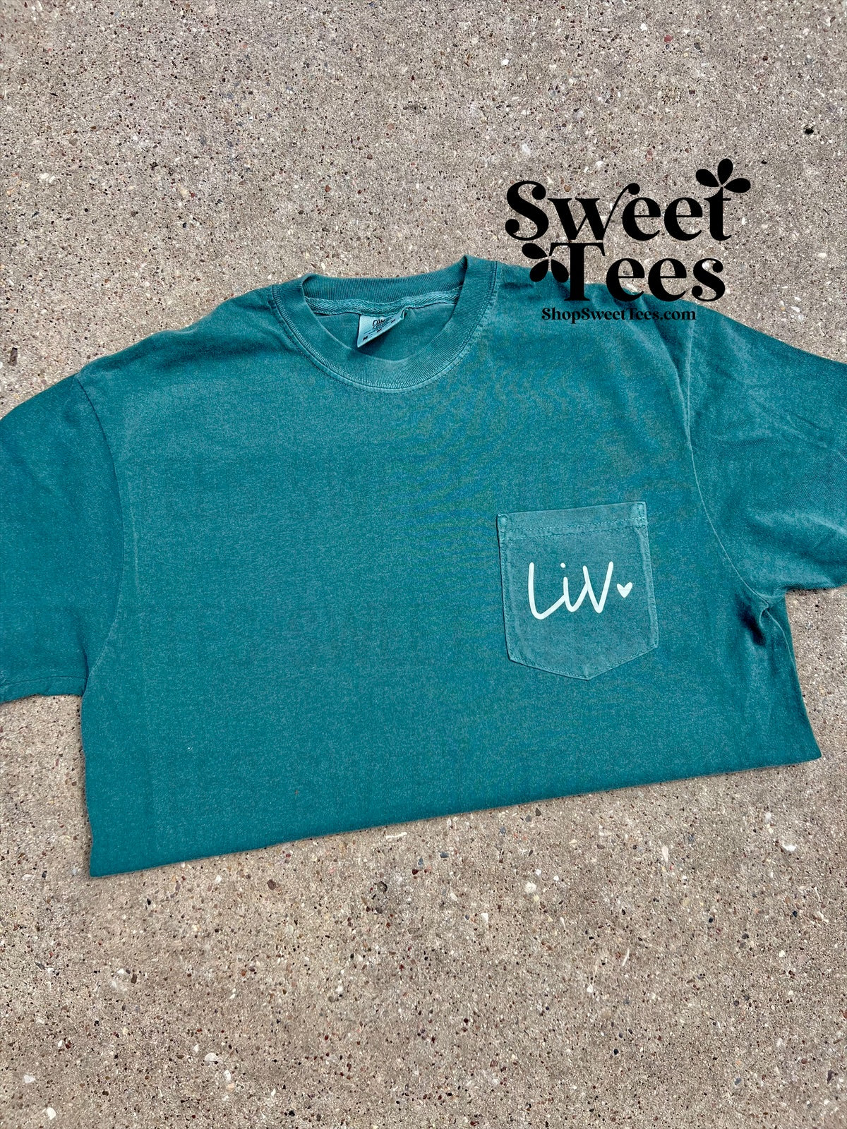 LIV Comfort Colors Pocket tee