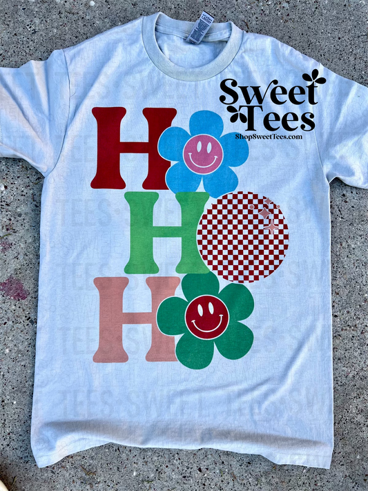 Retro Ho Ho Ho tee