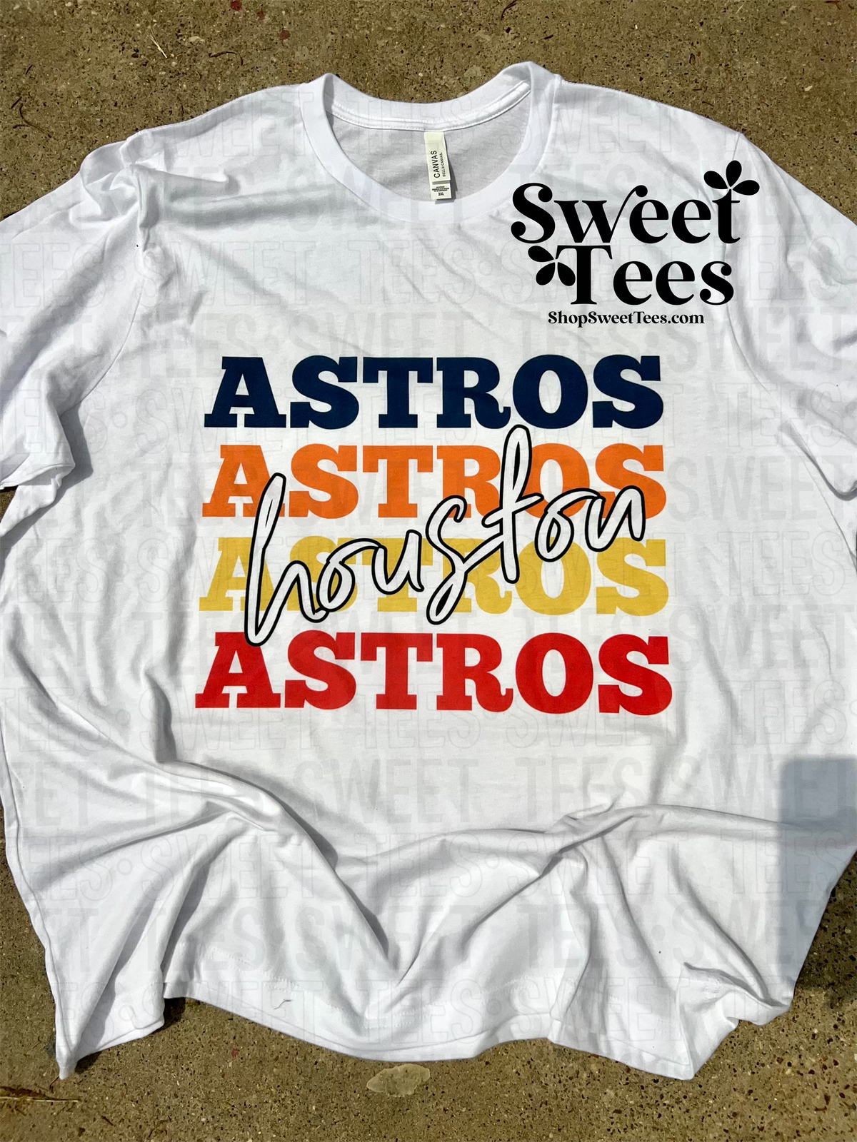 Astros x4 tee