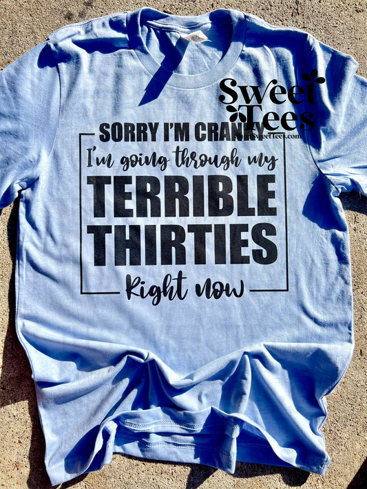Terrible Thirties tee
