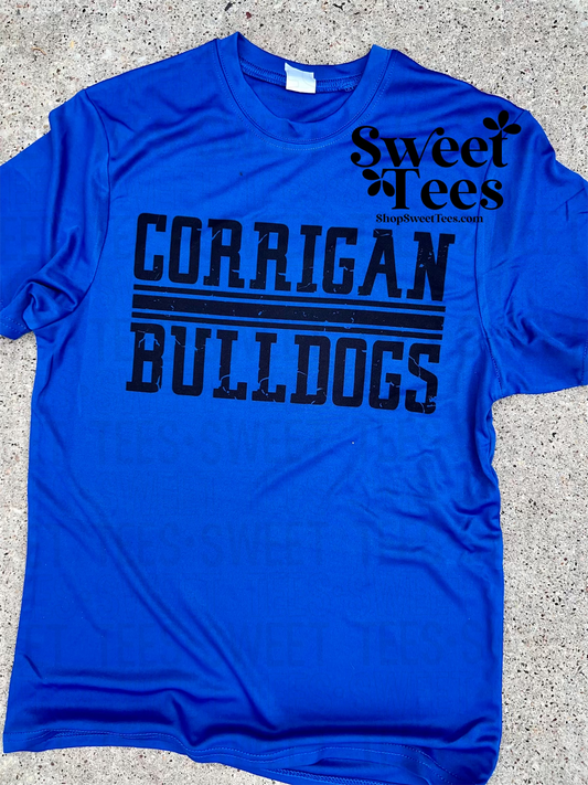 Corrigan Bulldogs Drifit tee