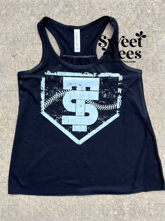 Slam Bella Flowy Tank - Black