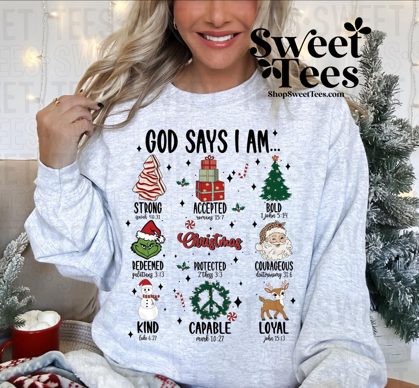 God Says Christmas Sweatshirt