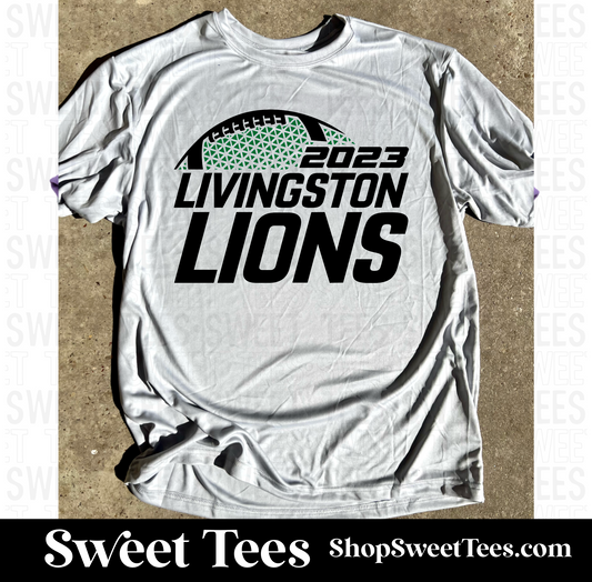 Lions 2023 Hexagon Football Drifit tee