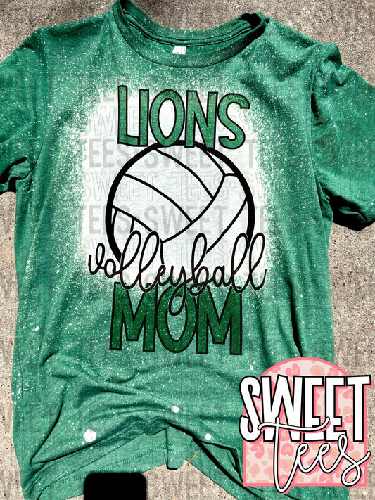 Lions Volleyball Mom tee