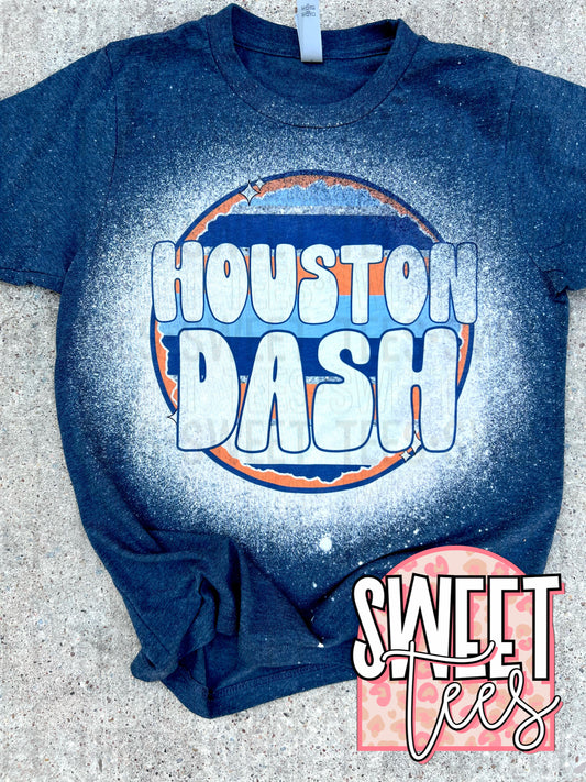 Houston Dash Retro Stripe tee