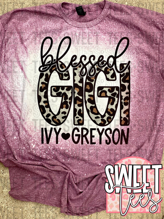 Blessed Custom Name tee
