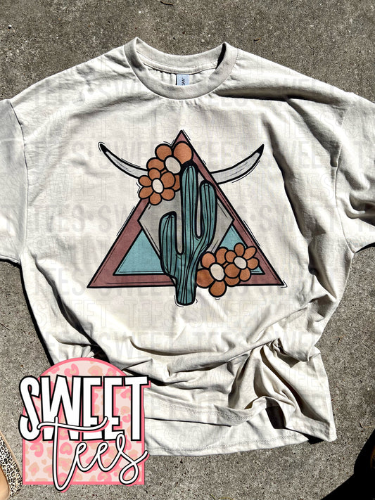 Cactus Flower tee - solid