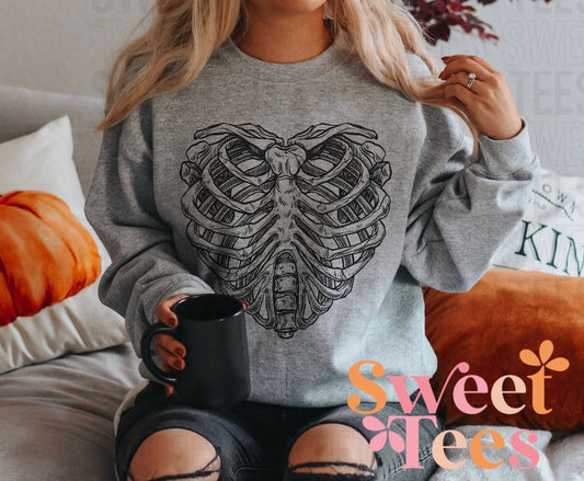 Heart Ribcage Sweatshirt