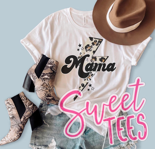 Retro Mama Bolt tee