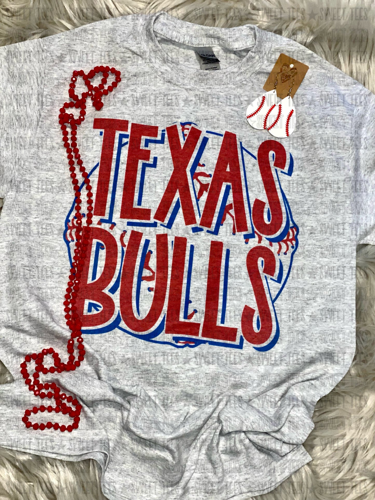 Texas Bulls League Ball tee