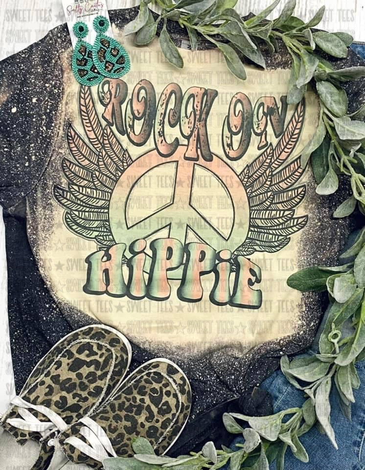 Rock on Hippie tee