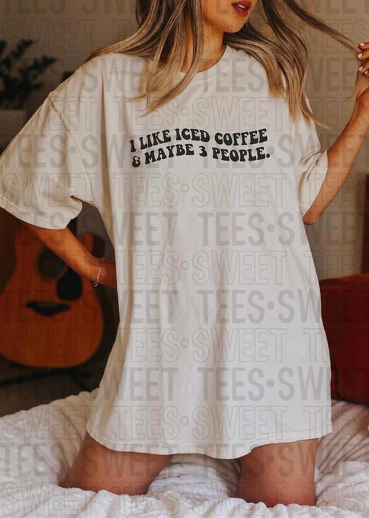 I Like Iced Coffee tee