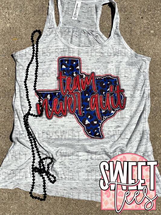 Team Never Quit Tank