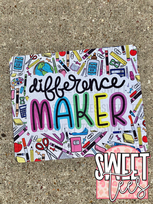 Difference Maker - Teacher Mousepad