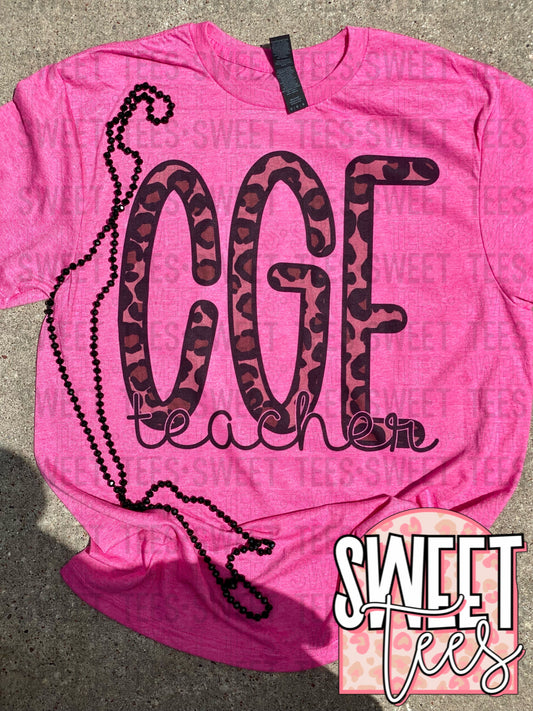 CGE Teacher tee