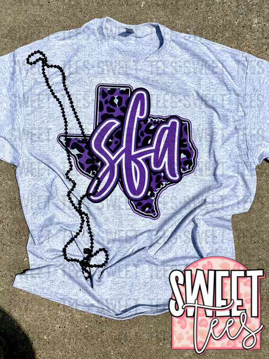 SFA Leopard Texas tee