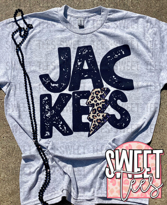 Jackets Leopard Bolt tee