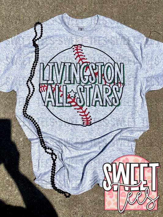 All-Stars Baseball tee