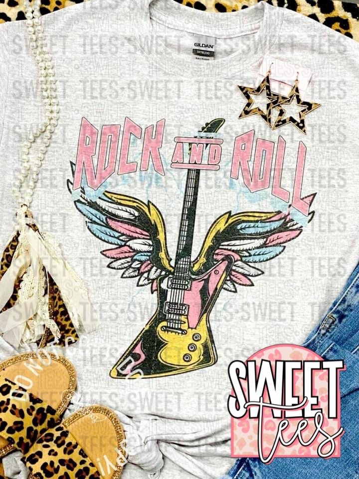 Rock and Roll Guitar tee