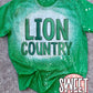 Lion Country Block Letter tee