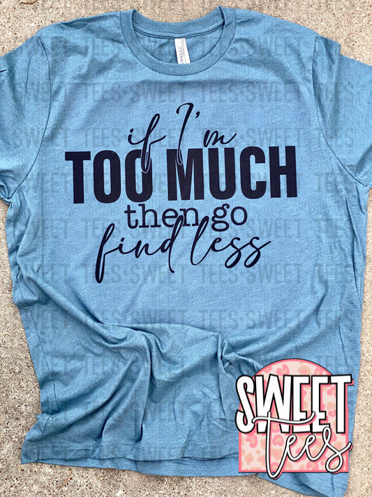 Find Less tee
