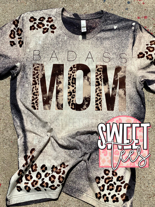 BadAss Mom Extra Leopard tee