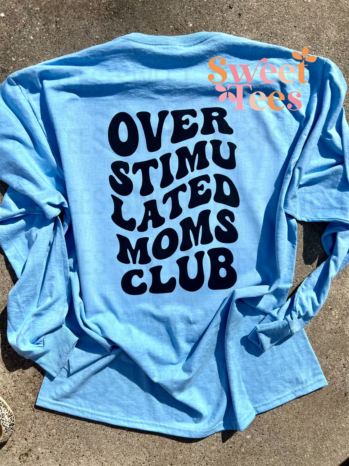 Overstimulated Moms Club Long Sleeve tee
