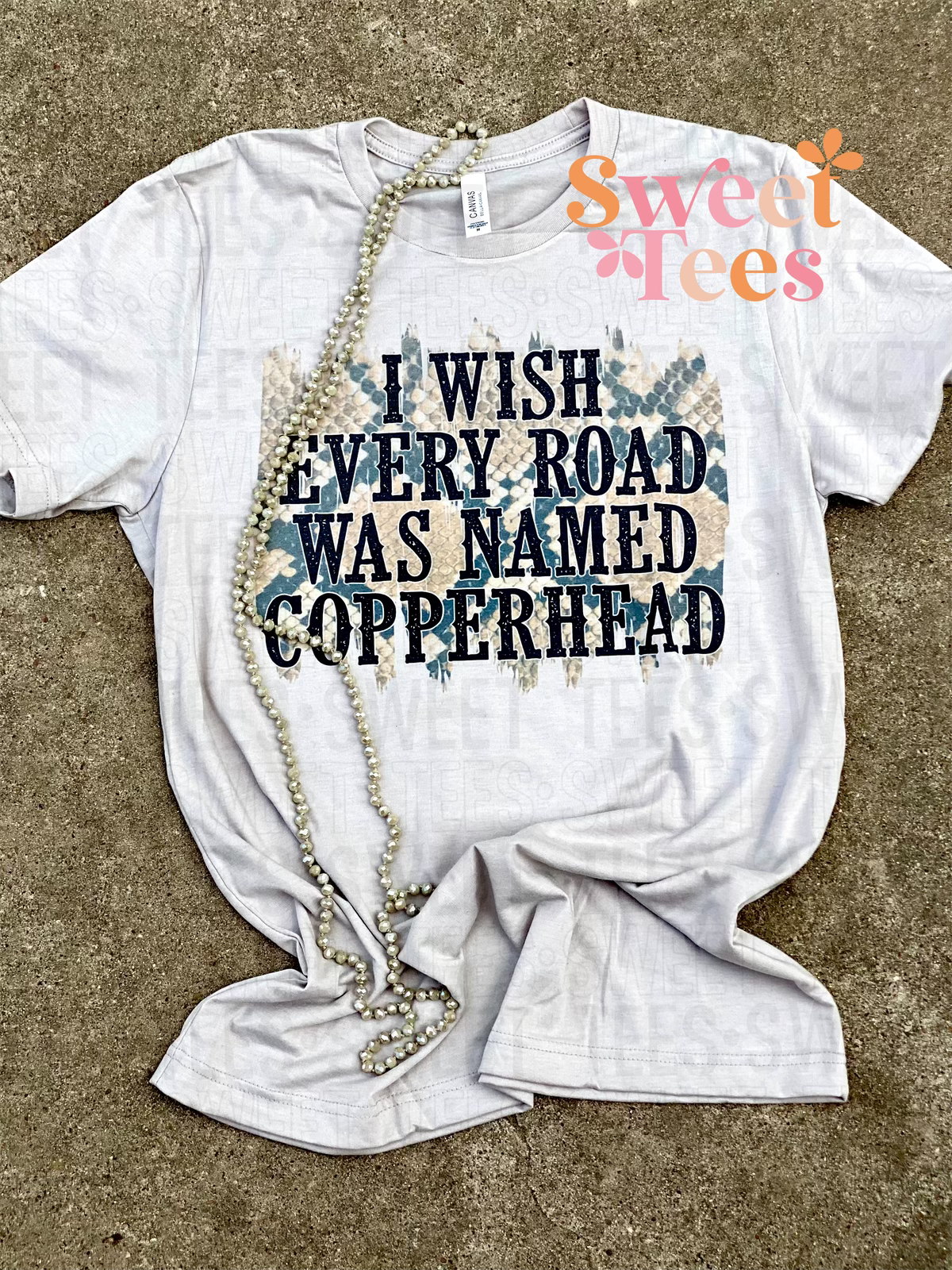 Wish Every Road Was Named Copperhead tee