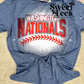Nationals Arched Stitch tee