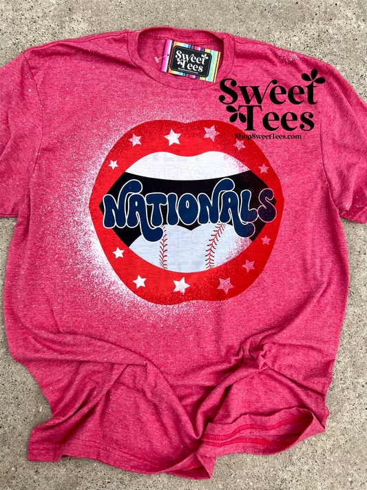 Nationals Team Mouth tee