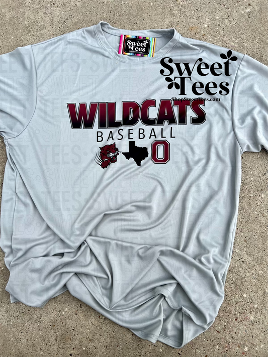 Onalaska Wildcats Baseball Drifit tee