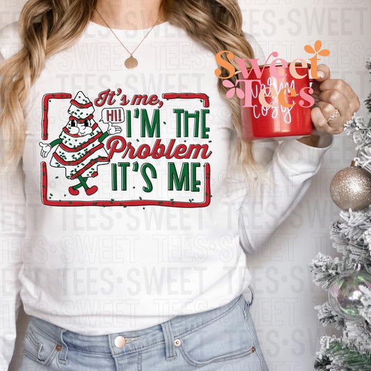 Hi I'm The Problem Tree Cake Sweatshirt