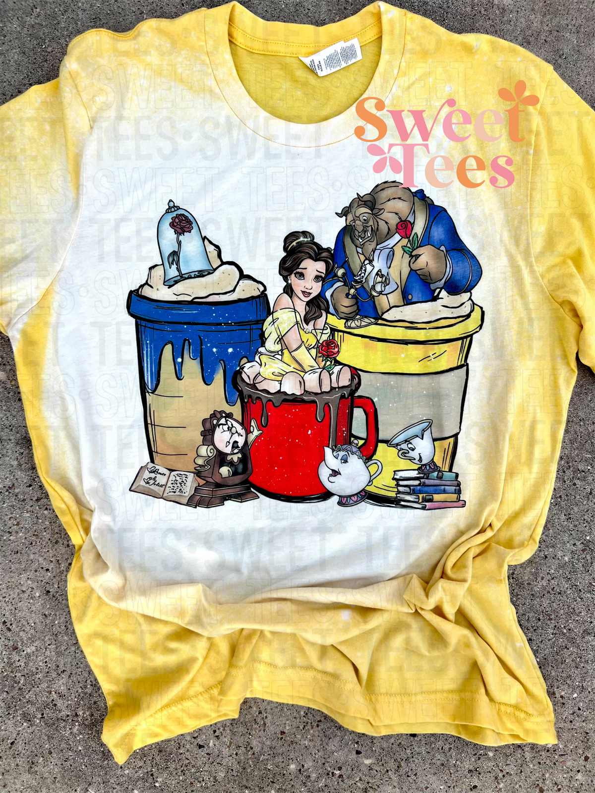 Beauty and the Beast Coffee tee