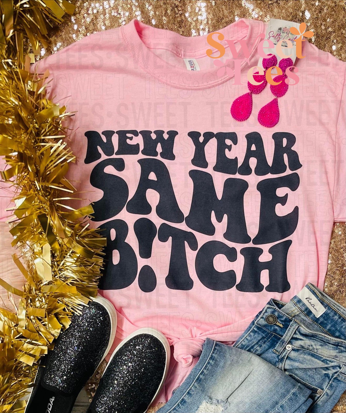 New Year Same Bitch tee