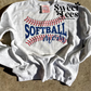 Softball Mom Stitch Sweatshirt