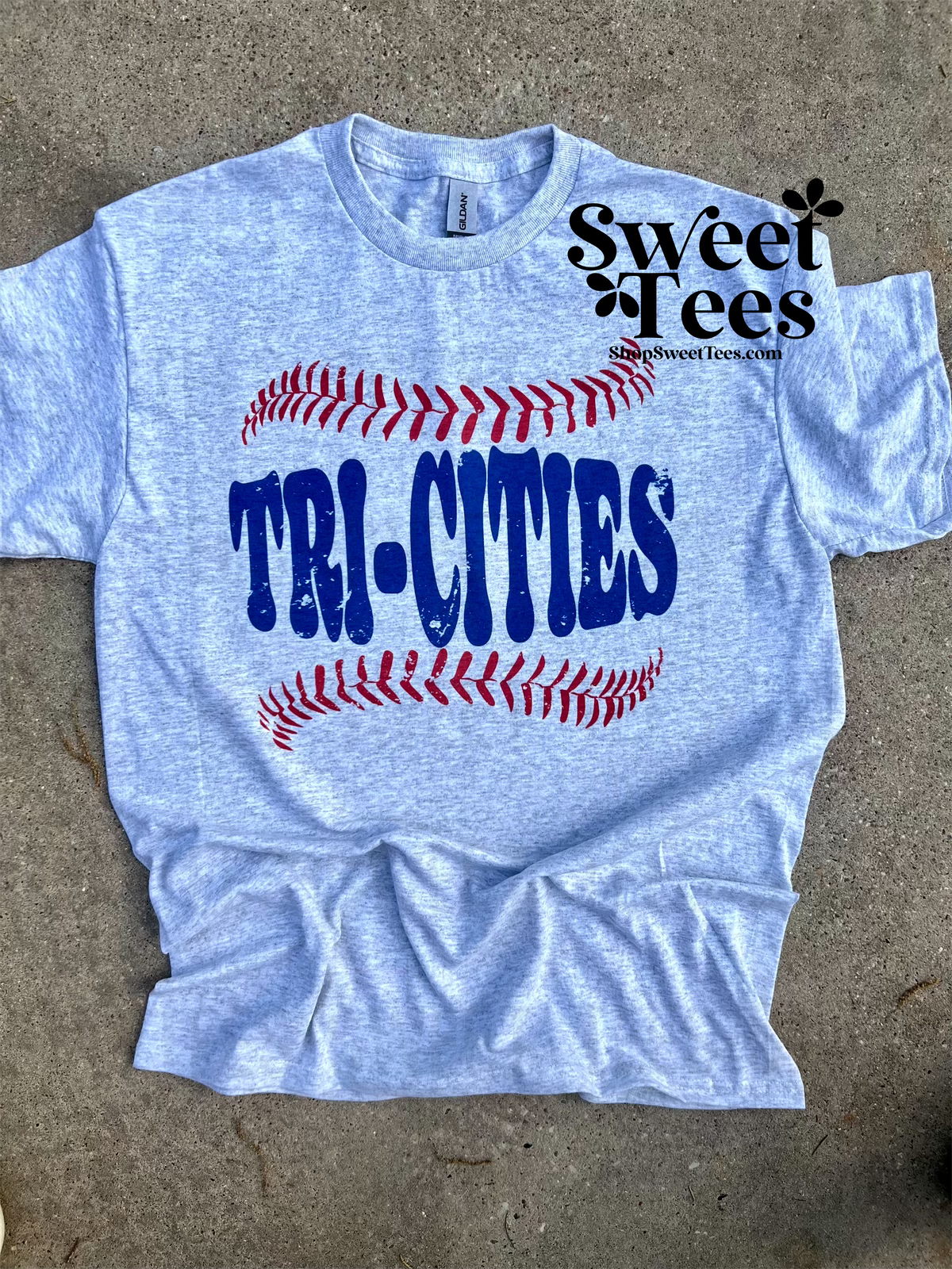 Tri-Cities Bulge Baseball tee