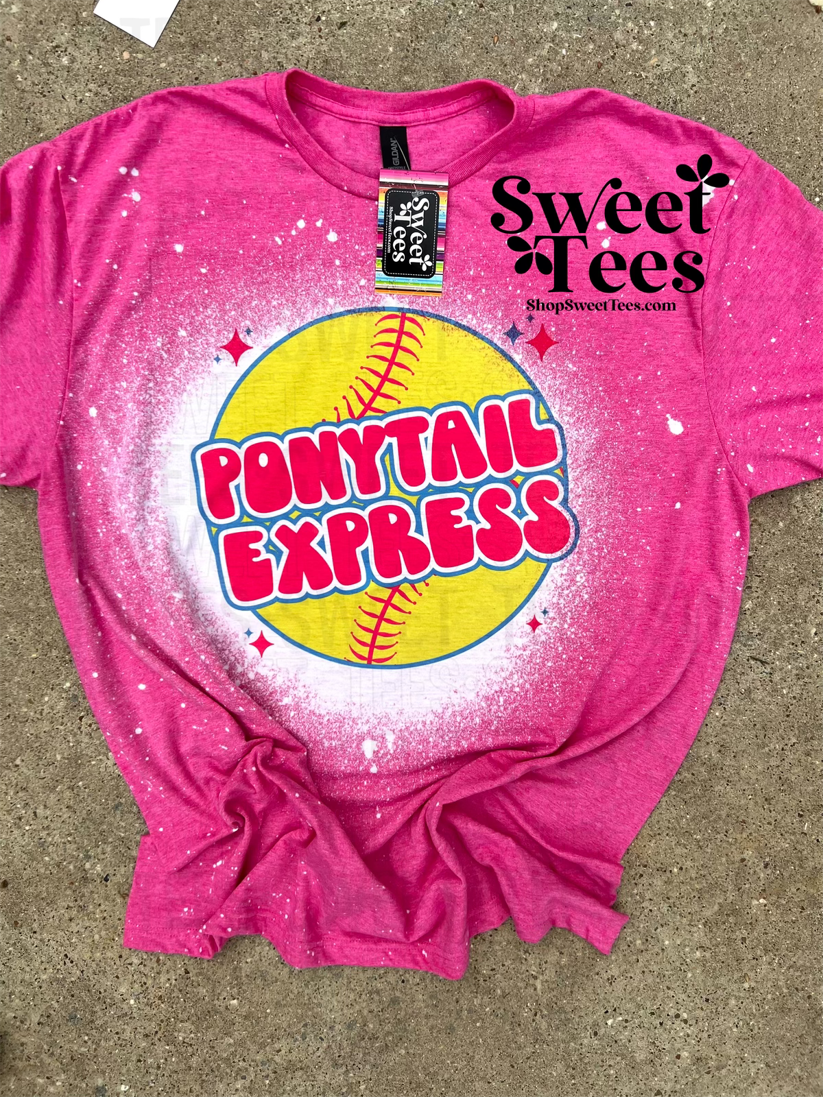 Ponytail Express Softball tee